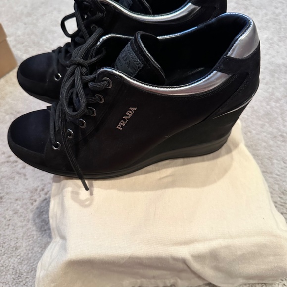 Prada Wedges Size 8 1/2 - Picture 2 of 4